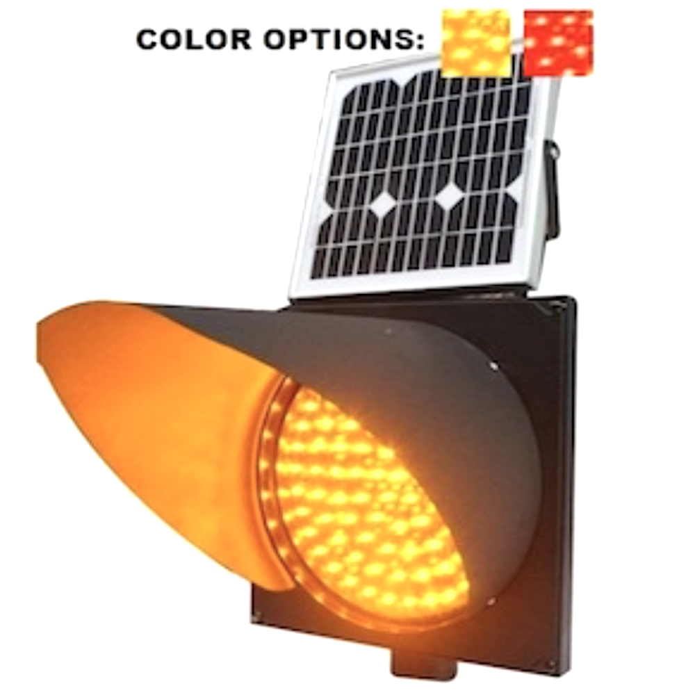 Refurbished 12" Amber Flashing Beacon